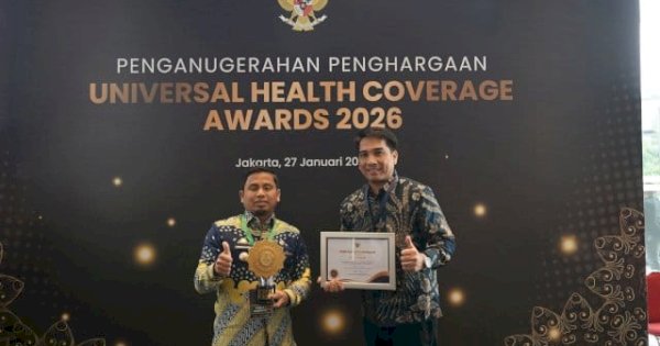 Kota Parepare Raih Penghargaan UHC Award 2026 Kategori Madya