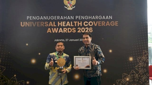 Kota Parepare Raih Penghargaan UHC Award 2026 Kategori Madya