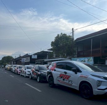 Muammar Gandi Apresiasi Gerakan Sukarela Warga, Ratusan Mobil Beratribut PSI Menyebar di Sulsel