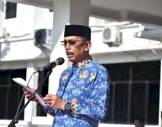 Pimpin Upacara HKN, Sekda Sinjai Tekankan Peningkatan Pelayanan Bidang Kesehatan