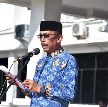 Pimpin Upacara HKN, Sekda Sinjai Tekankan Peningkatan Pelayanan Bidang Kesehatan