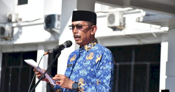 Pimpin Upacara HKN, Sekda Sinjai Tekankan Peningkatan Pelayanan Bidang Kesehatan