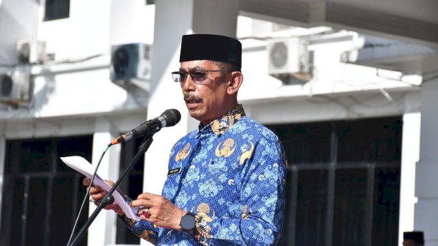 Pimpin Upacara HKN, Sekda Sinjai Tekankan Peningkatan Pelayanan Bidang Kesehatan
