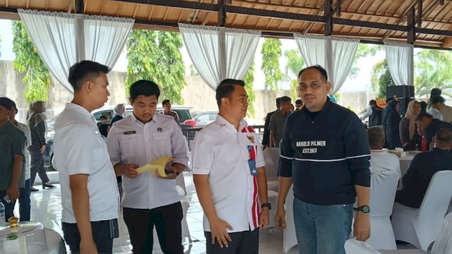 Anggota Komisi E DPRD Sulawesi Selatan, Mahmud, bersama Kepala BNN Sidrap di Grand opening Rumah Peduli Mario.