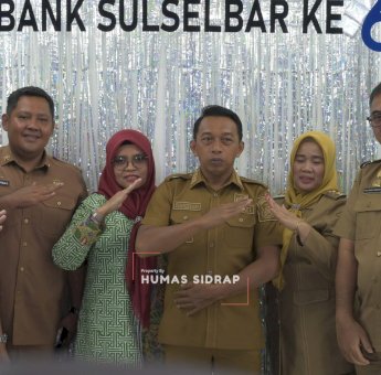 HUT ke-65 Bank Sulselbar, Kolaborasi Perkuat Ekonomi dan Layanan Keuangan Sidrap