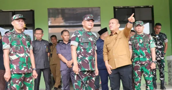Bupati Ibas Bersama Pangdam Hasanuddin Letakkan Batu Pertama Pembangunan KDMP Sorowako
