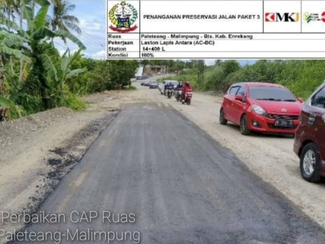 Preservasi Jalan Paket 3 Ruas Paleteang&ndash;Malimpung Enrekang Terus Berjalan, Gubernur Sulsel: Mohon Bersabar