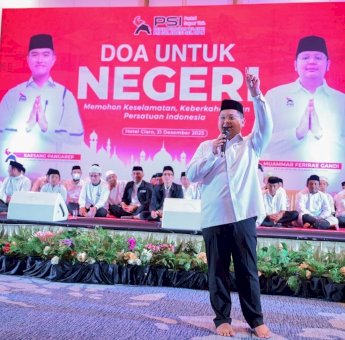 Muammar Gandi Beri Dua Kejutan Umrah di Dzikir Akhir Tahun, PSI Sulsel Siap Gelar Rakernas 2026