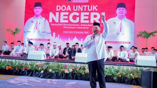 Muammar Gandi Beri Dua Kejutan Umrah di Dzikir Akhir Tahun, PSI Sulsel Siap Gelar Rakernas 2026