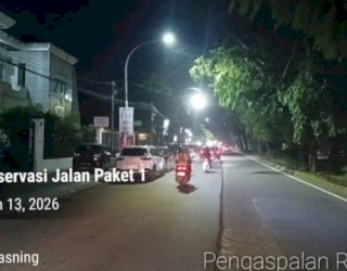 Perbaikan Jalan Hertasning Segera Rampung, Gubernur Sulsel Minta Warga Bersabar