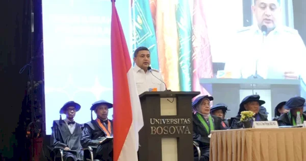 Pengukuhan Guru Besar Unibos, Munafri: Akademisi Kunci Ketahanan Pangan dan Pertanian di Makassar