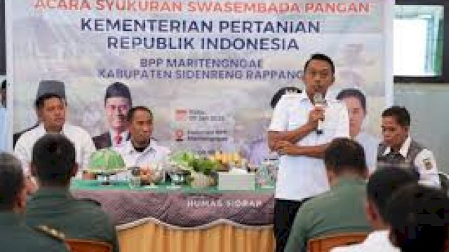 Bupati Sidrap Syaharuddin Alrif Bersama Petani Simak Pengumuman Swasembada Pangan
