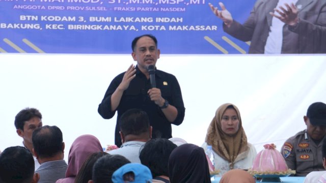 Anggota DPRD Provinsi Sulawesi Selatan, Mahmud.