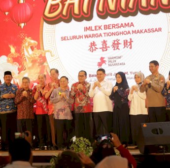 Imlek Jadi Momentum Pererat Persaudaraan, Appi: Makassar Milik Kita Bersama