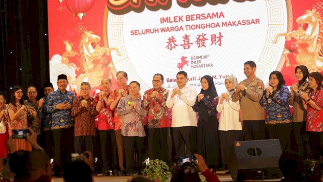 Imlek Jadi Momentum Pererat Persaudaraan, Appi: Makassar Milik Kita Bersama