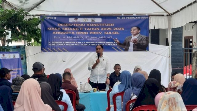 Anggota DPRD Sulsel, Mahmud.