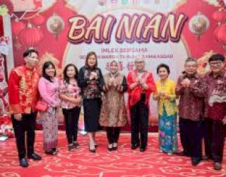 Fatmawati Rusdi Hadiri Perayaan Imlek 2026 di Makassar, Ajak Perkuat Harmoni dan Kebersamaan