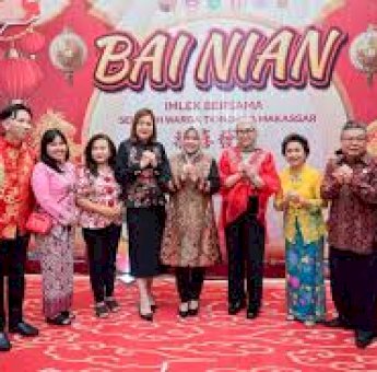 Fatmawati Rusdi Hadiri Perayaan Imlek 2026 di Makassar, Ajak Perkuat Harmoni dan Kebersamaan
