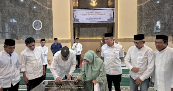 Masjid Nurul Hasanah Bikeru Diresmikan, Bupati Ratnawati Arif Ajak Warga Makmurkan Masjid