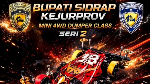 Sidrap Tuan Rumah Kejurprov Mini 4WD Dumper Class Seri 2, Siap Jadi Barometer Baru