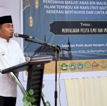Tasming Hamid Apresiasi Pembangunan Masjid Anas Bin Malik, Harap Jadi Pusat Ibadah dan Pendidikan