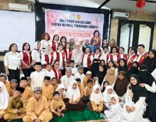 DWP Sulsel dan IWATI Berbagi Kebahagiaan Ramadan, Santuni Lebih dari 100 Anak Yatim Piatu di Makassar
