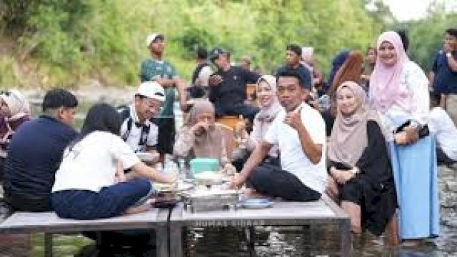 Bupati Sidrap Syaharuddin Alrif Ajak Warga Sidrap Cintai Wisata Lokal, Nikmati Indahnya Kampung Sendiri
