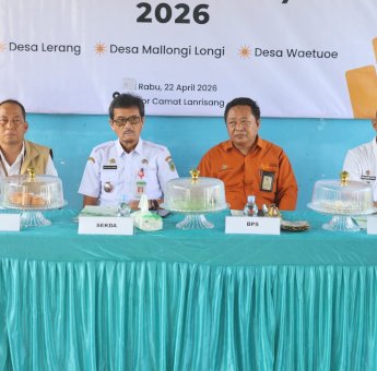 Pemkab Pinrang Tetapkan Tiga Desa Cantik, Perkuat Pembangunan Berbasis Data