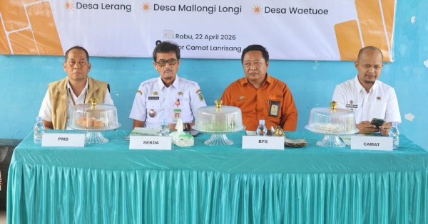 Pemkab Pinrang Tetapkan Tiga Desa Cantik, Perkuat Pembangunan Berbasis Data
