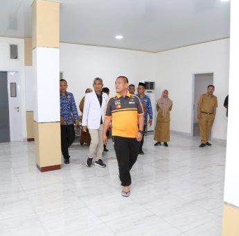 Masuki Tahap Finishing, Bupati Luwu Timur Tinjau Progres RSUD I Lagaligo