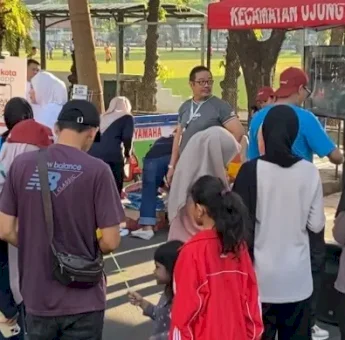 Dekatkan Layanan ke Masyarakat, Tim Lontara+ Ramaikan CFD Makassar
