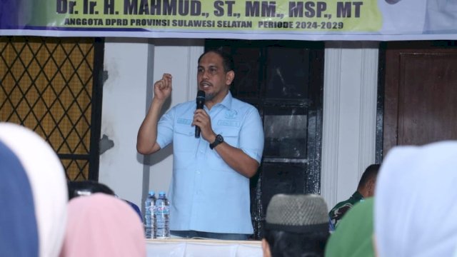 Anggota DPRD Provinsi Sulawesi Selatan dari Fraksi NasDem, Mahmud.