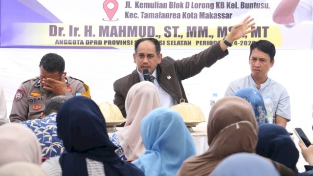 Anggota DPRD Provinsi Sulawesi Selatan, Mahmud.