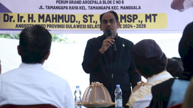 Anggota DPRD Provinsi Sulawesi Selatan, Mahmud.