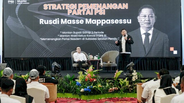 Rusdi Masse Bekali Strategi, Kaesang Lantik DPW PSI Lampung, Siap Jadi Kandang Gajah!