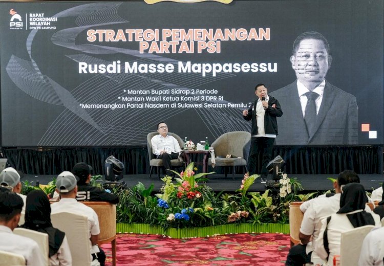 Rusdi Masse Bekali Strategi, Kaesang Lantik DPW PSI Lampung, Siap Jadi Kandang Gajah!