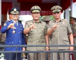 Bupati Ibas Hadiri HUT Damkar, Satpol PP-Satlinmas, Lutim Raih Apresiasi dari Gubernur