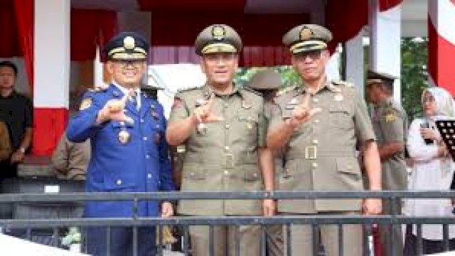Bupati Ibas Hadiri HUT Damkar, Satpol PP-Satlinmas, Lutim Raih Apresiasi dari Gubernur