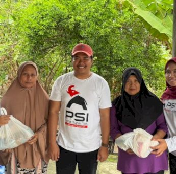 Mantap! Kader PSI se-Sulsel Terus Konsisten Hadir Sapa Masyarakat Lewat Jumat Berkah