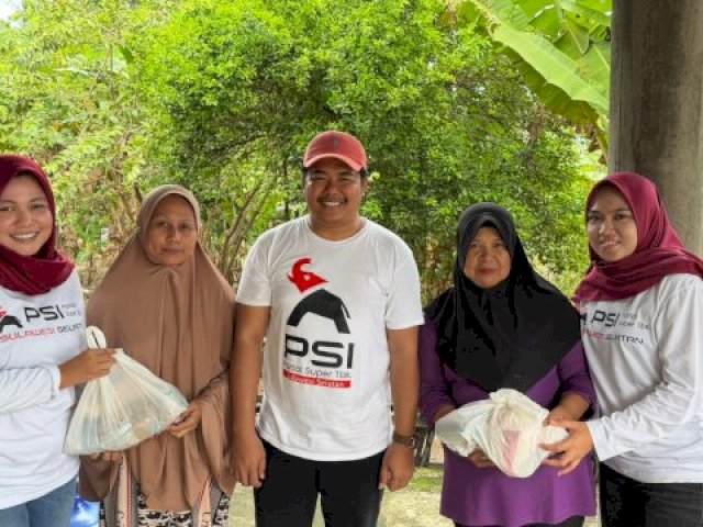 Mantap! Kader PSI se-Sulsel Terus Konsisten Hadir Sapa Masyarakat Lewat Jumat Berkah