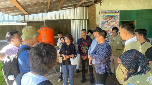 Tim delegasi dari Kota Maniwa, Jepang&mdash;yang dikenal luas sebagai salah satu pelopor konsep Eco-Model City Global&mdash;melakukan kunjungan resmi ke Kebun Asimilasi Lapas Kelas 1 Makassar.