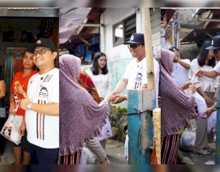 Dari Rumah ke Rumah di Bogor, Ketua DPP PSI Irfan Aghasar Berbagi Sembako untuk Kader dan Warga