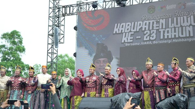 Puncak HUT ke-23 Luwu Timur, Bupati Ibas Ajak Semua Elemen Bersatu Membangun Daerah