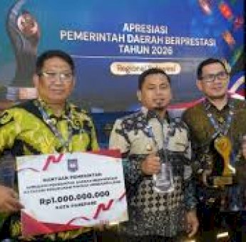 Parepare Raih Penghargaan Nasional Penurunan Pengangguran, Terima Bantuan Rp1 Miliar
