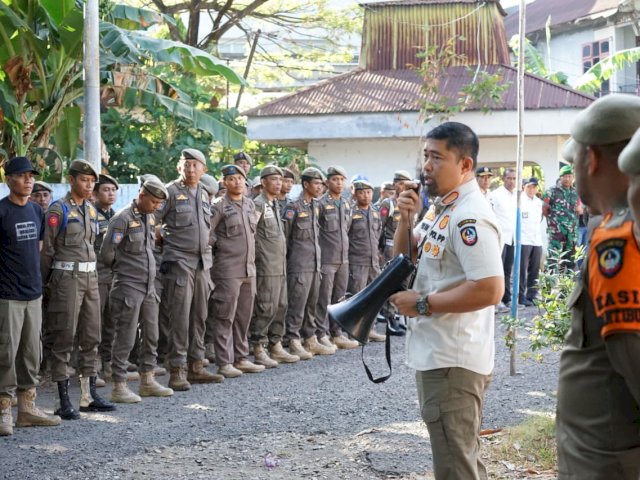 Jaga Aset Daerah, Satpol PP Kota-Provinsi Tertibkan Bangunan Ilegal di Eks Mattoanging