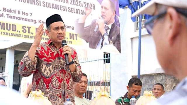 Anggota DPRD Provinsi Sulawesi Selatan dari Fraksi NasDem, Dr Mahmud, saat menggelar reses masa persidangan III Tahun 2025/2026.