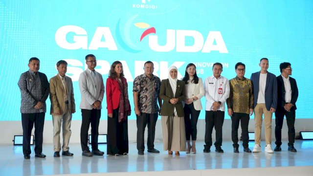 Wali Kota Makassar, Munafri Arifuddin, saat menghadiri Launching GSIH yang digelar Kementerian Komunikasi dan Digital (Komdigi) Republik Indonesia.